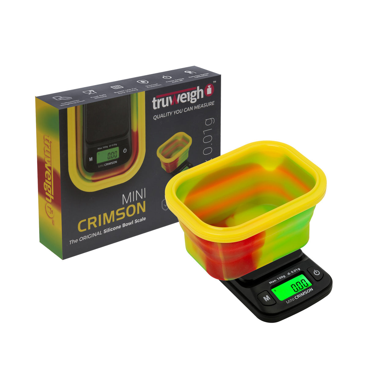 Truweigh Silicon Bowl Scale Mini Crimson