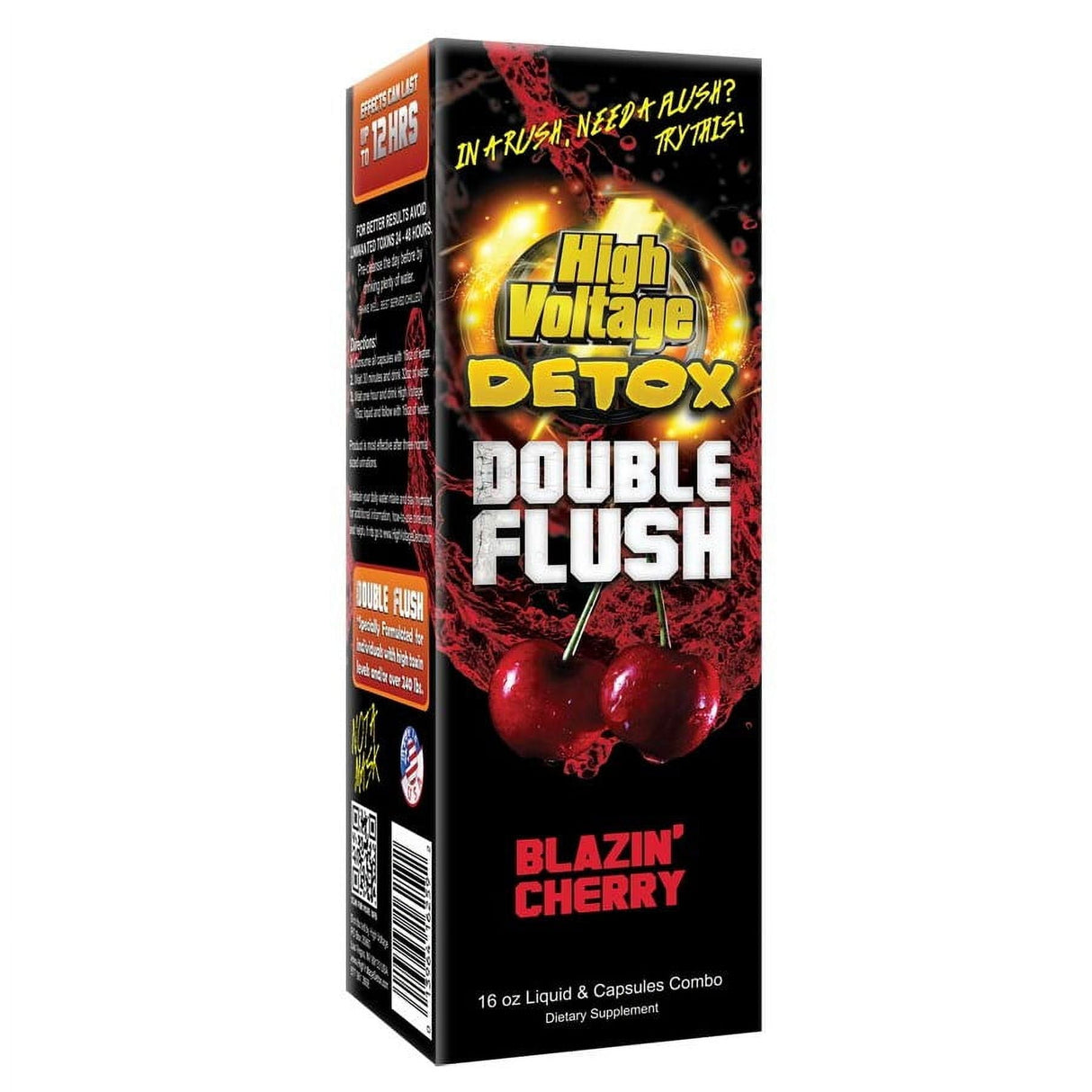 High Voltage Detox Double Flush Liquid & Capsules Combo