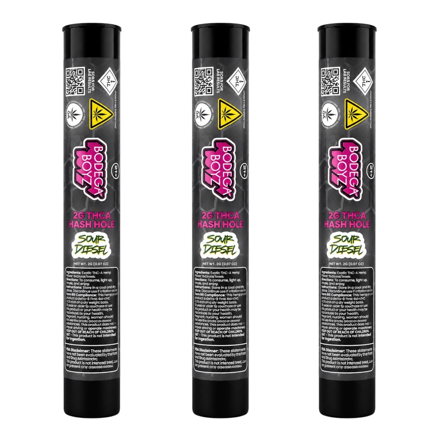 Bodega Boyz THC-A Hash Holes Pre-Rolls - 2g