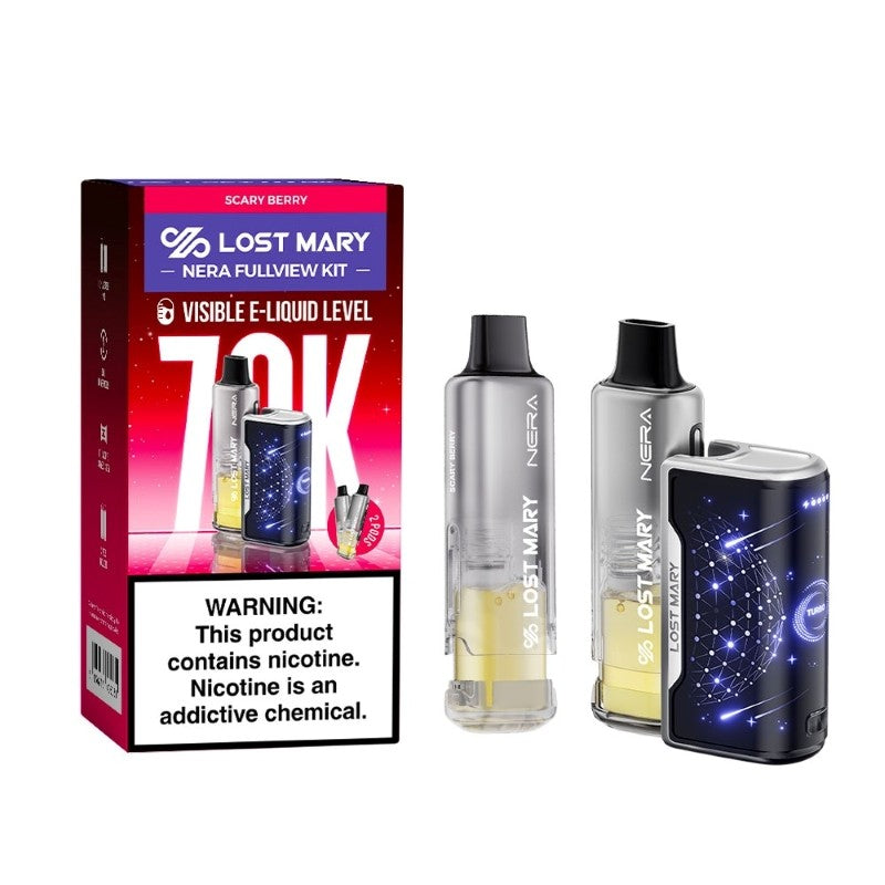 Lost Mary Nera Kit Fullview Disposable Vape - 70,000 Puffs