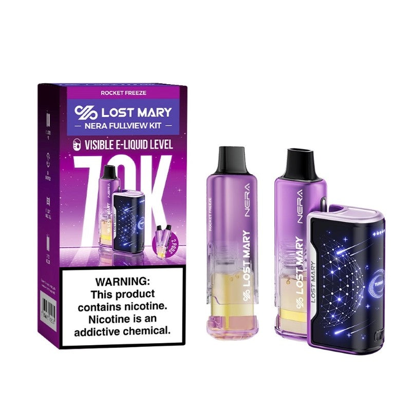 Lost Mary Nera Kit Fullview Disposable Vape - 70,000 Puffs