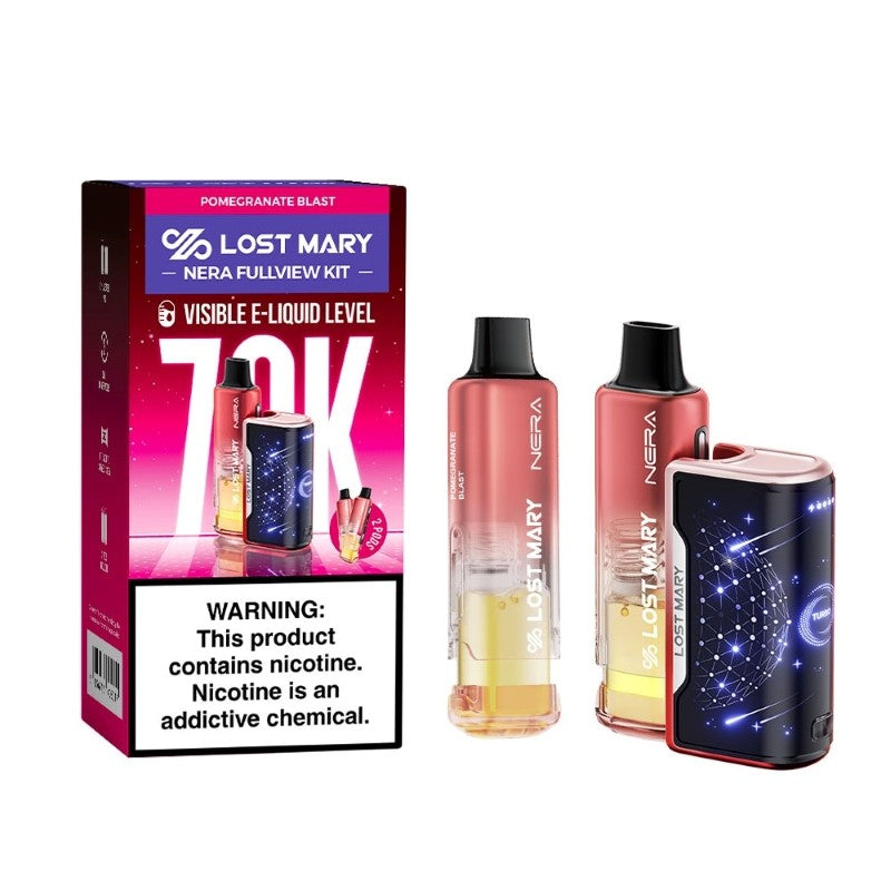 Lost Mary Nera Kit Fullview Disposable Vape - 70,000 Puffs