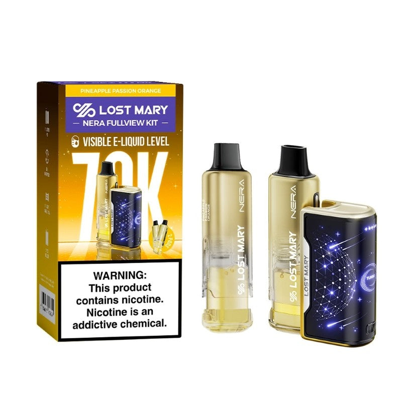 Lost Mary Nera Kit Fullview Disposable Vape - 70,000 Puffs