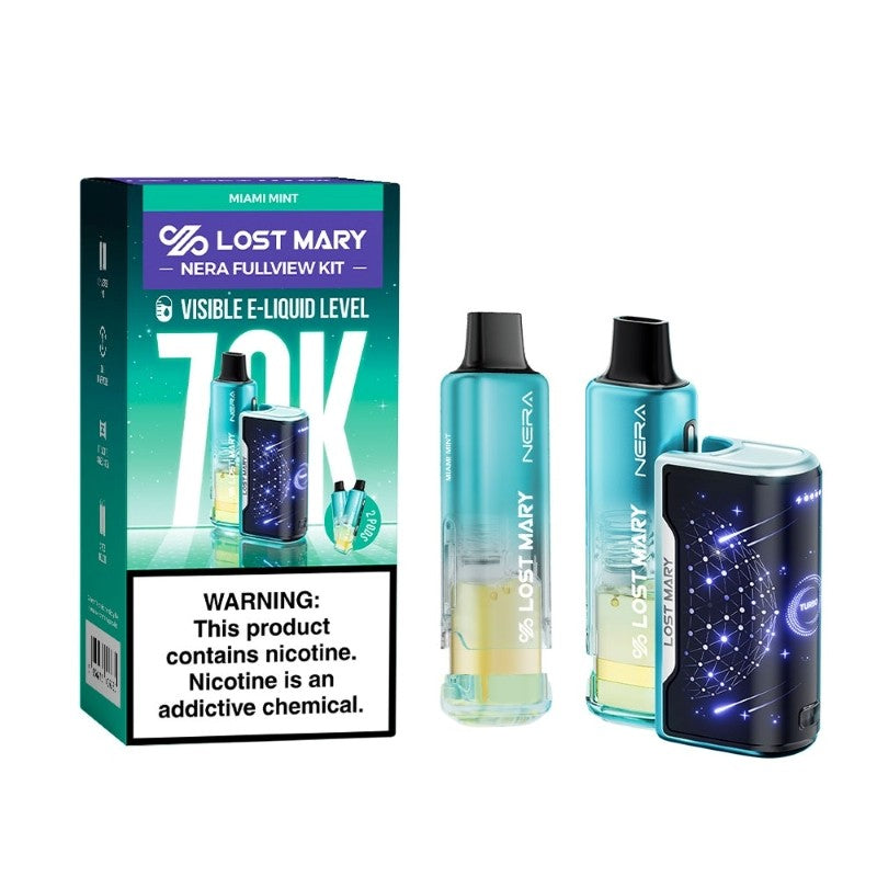Lost Mary Nera Kit Fullview Disposable Vape - 70,000 Puffs