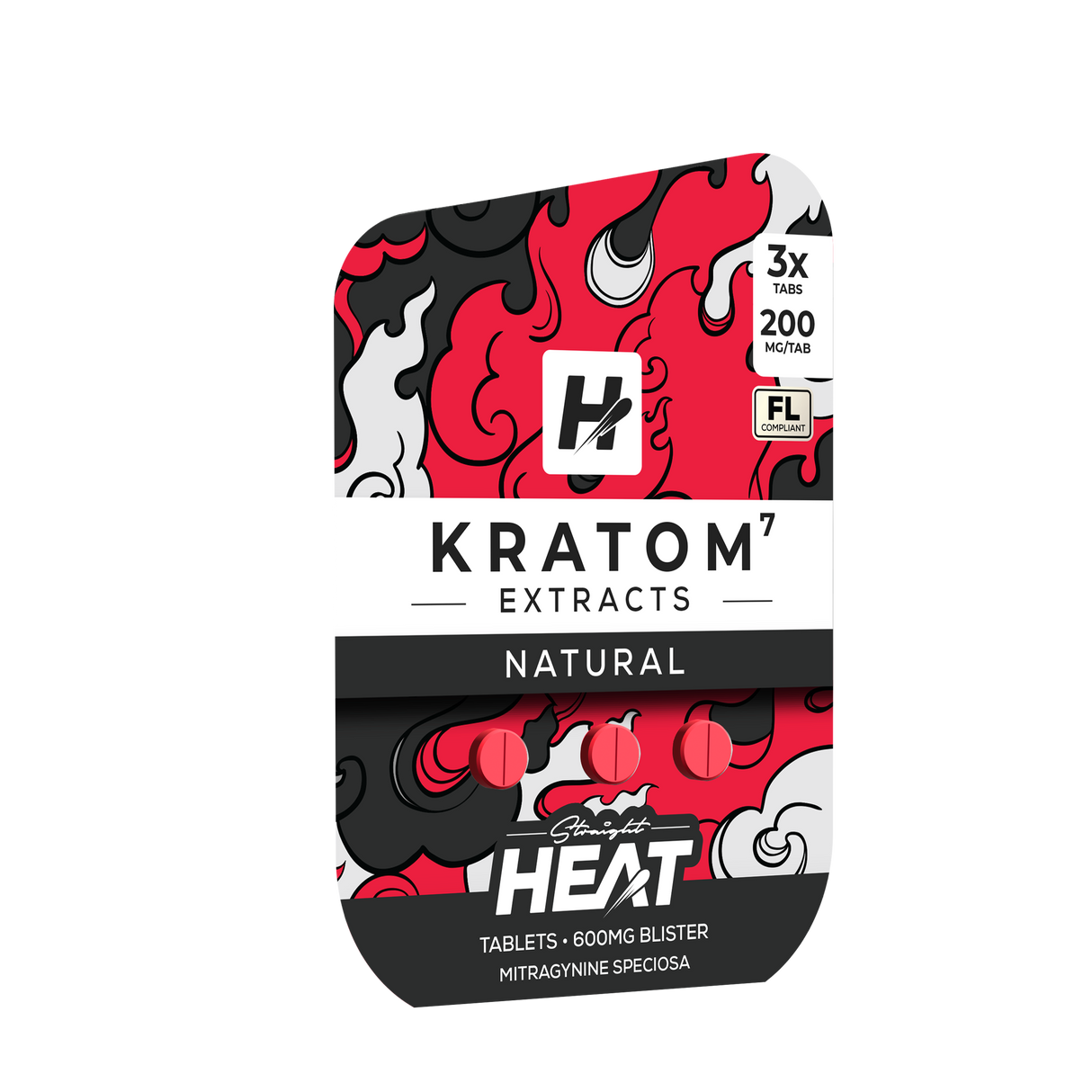 Straight Heat Kratom Extracts Tablets