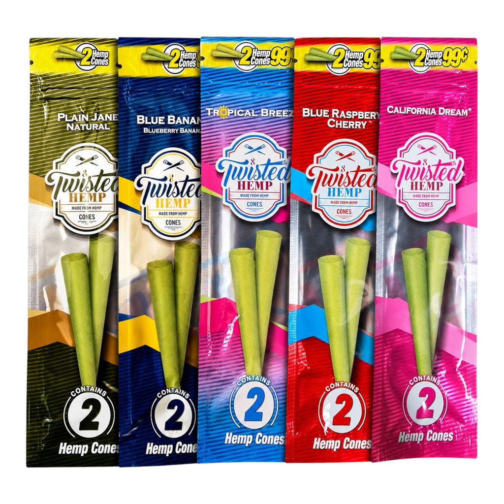 Twisted Hemp Cones