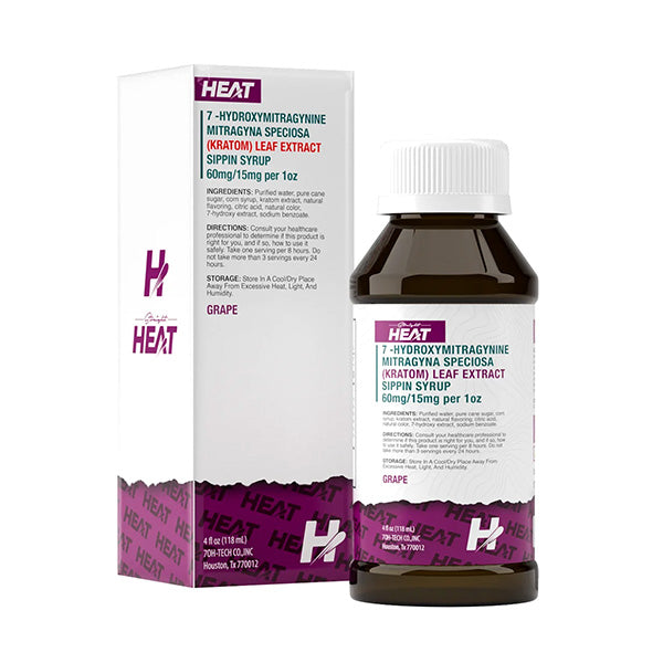 Straight Heat 7OH Sippin Syrup - 4oz
