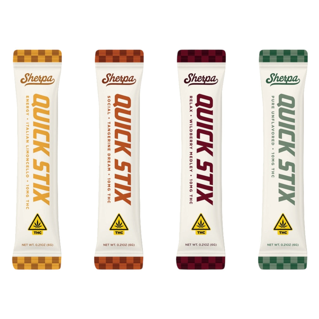 Sherpa Quick Stix Fast Acting THC Drink Mix - 150mg