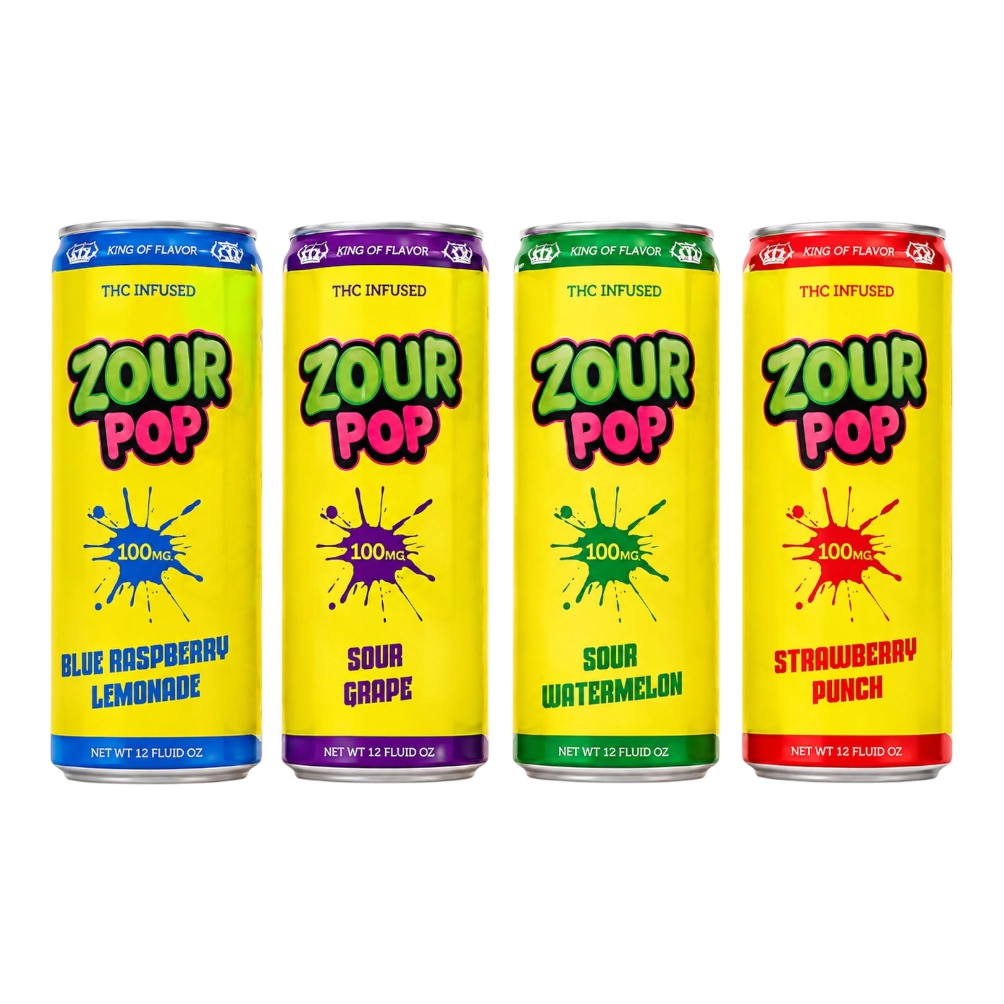 Zour Pop THC Infused Beverage – 100mg