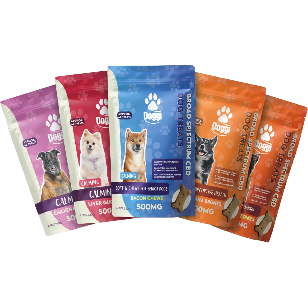 Doggi Broad Spectrum CBD Dog Treats - 500mg
