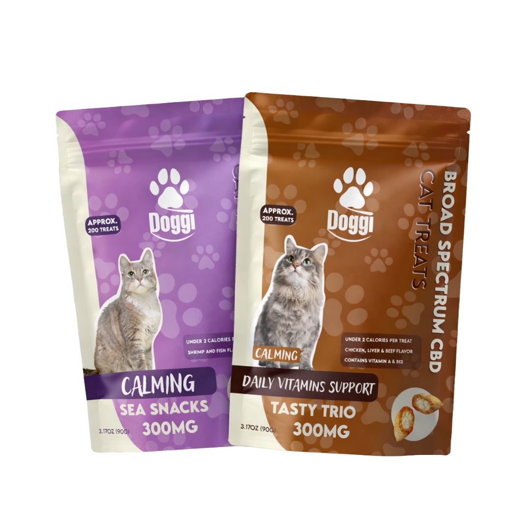Doggi Broad Spectrum CBD Cat Treats - 300mg