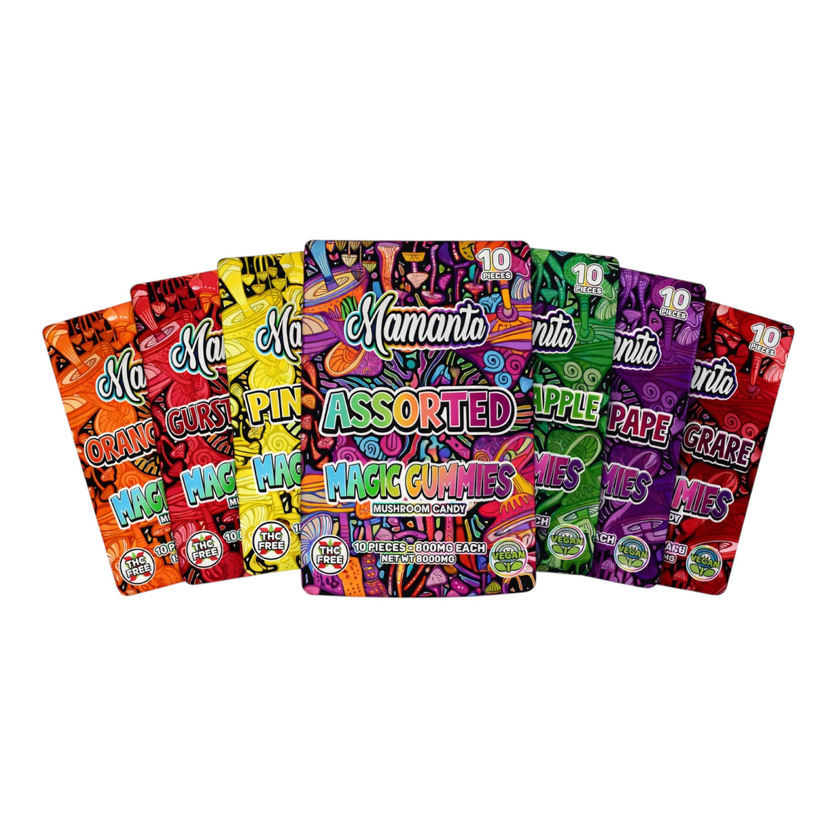 Mamanita Magic Vegan Gummies - 8,000mg