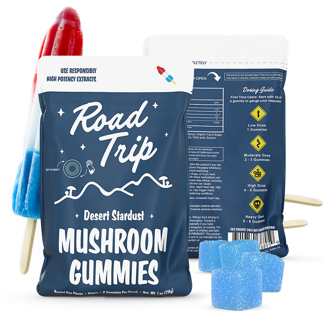 Road Trip Mushroom Amanita Muscaria Blend Gummies