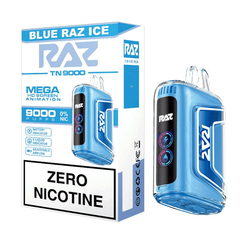Raz Vape TN9000 Zero Nicotine Vape Disposable - 9,000 Puffs