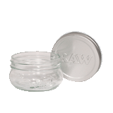 RAW Glass Mason Jar